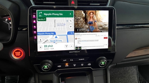 Màn hình DVD Android liền camera 360 Honda CRV 2018 - nay | Gotech GT360